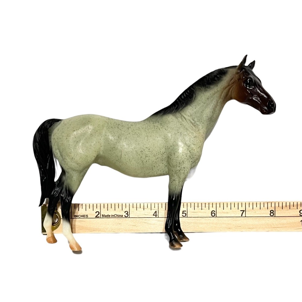 Breyer‎ Molding Co. Horse Speckled Mint Green Brown Face Vintage Figurine - Picture 10 of 12